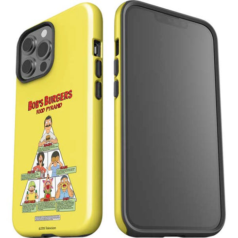Bobs Burgers Food Pyramid iPhone 13 Pro Max Impact Case