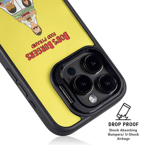 Bobs Burgers Food Pyramid iPhone 13 Pro Max Kickstand Case