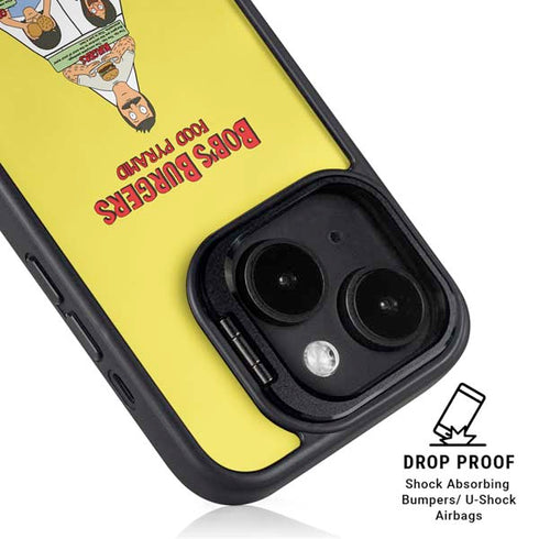 Bobs Burgers Food Pyramid iPhone 14 Kickstand Case