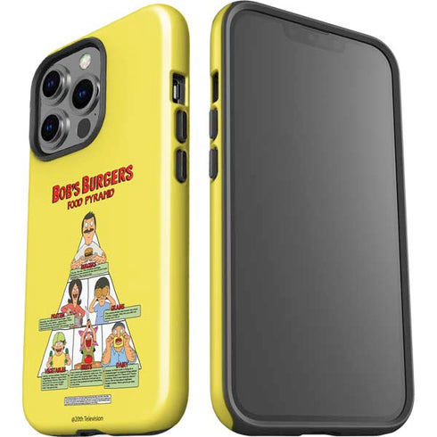 Bobs Burgers Food Pyramid iPhone 14 Pro Impact Case