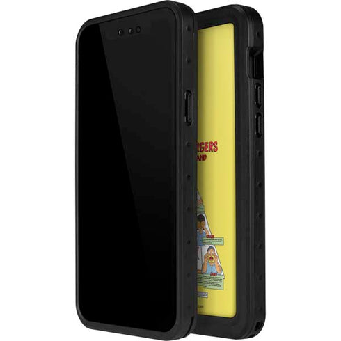 Bobs Burgers Food Pyramid iPhone 14 Pro Max Waterproof Case