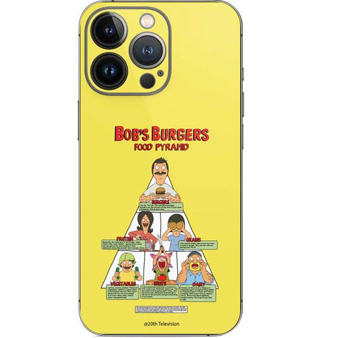 Bobs Burgers Food Pyramid iPhone 14 Pro Skin