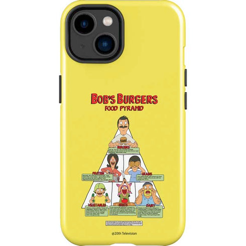 Bobs Burgers Food Pyramid iPhone 15 Impact Case