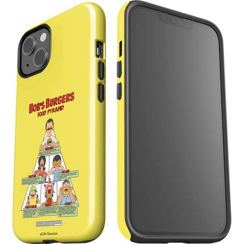 Bobs Burgers Food Pyramid iPhone 15 Impact Case