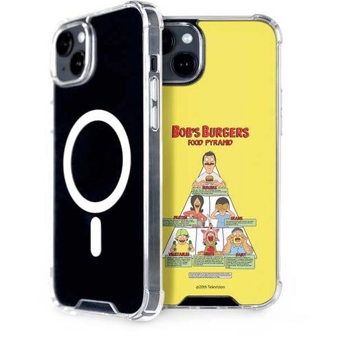 Bobs Burgers Food Pyramid iPhone 15 MagSafe Case