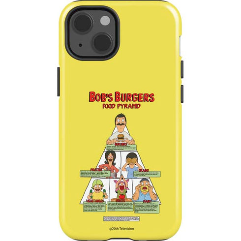 Bobs Burgers Food Pyramid iPhone 15 Plus Impact Case