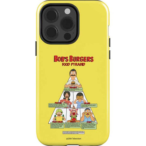 Bobs Burgers Food Pyramid iPhone 15 Pro Impact Case