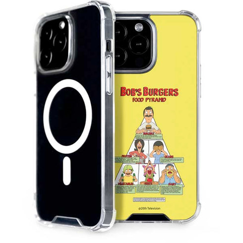 Bobs Burgers Food Pyramid iPhone 15 Pro Max MagSafe Case
