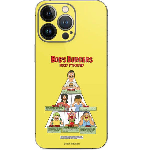 Bobs Burgers Food Pyramid iPhone 15 Pro Skin