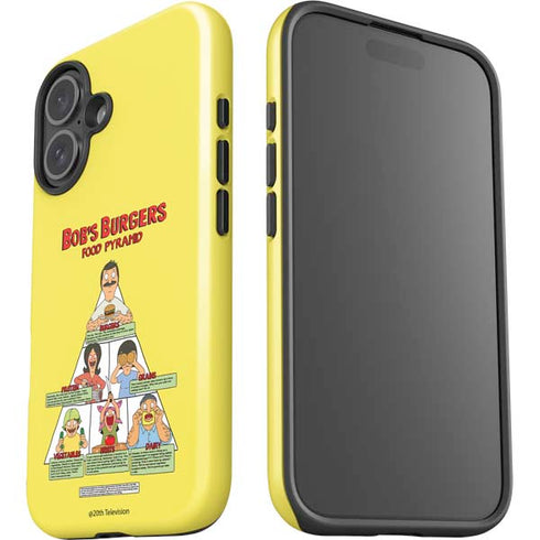 Bobs Burgers Food Pyramid iPhone 16 Impact Case