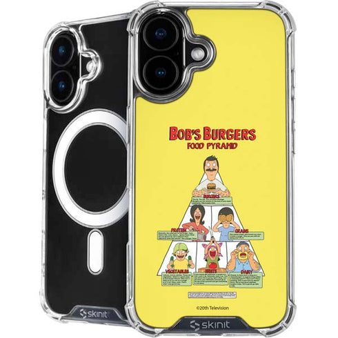 Bobs Burgers Food Pyramid iPhone 16 MagSafe Case