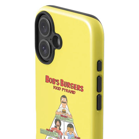 Bobs Burgers Food Pyramid iPhone 16 Plus Impact Case