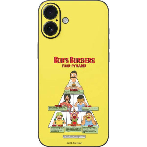Bobs Burgers Food Pyramid iPhone 16 Plus Skin