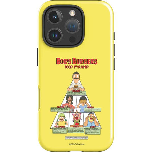 Bobs Burgers Food Pyramid iPhone 16 Pro Impact Case