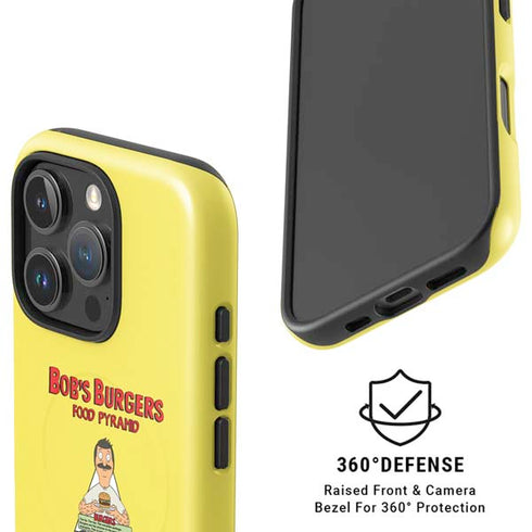 Bobs Burgers Food Pyramid iPhone 16 Pro Max Magsafe Impact Case