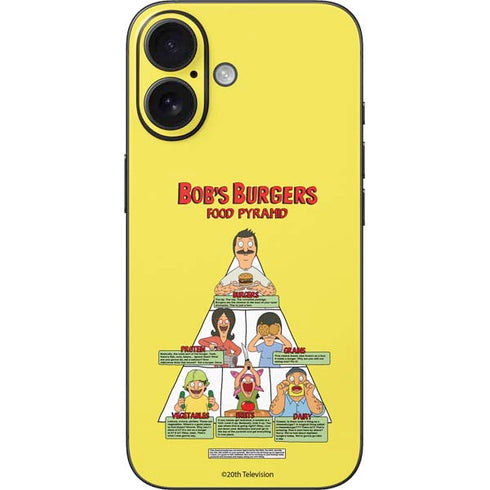 Bobs Burgers Food Pyramid iPhone 16 Skin