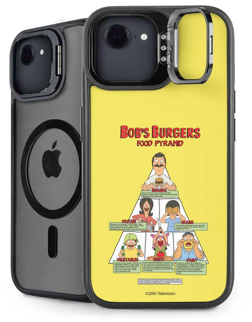 Bobs Burgers Food Pyramid iPhone 16e Kickstand Case