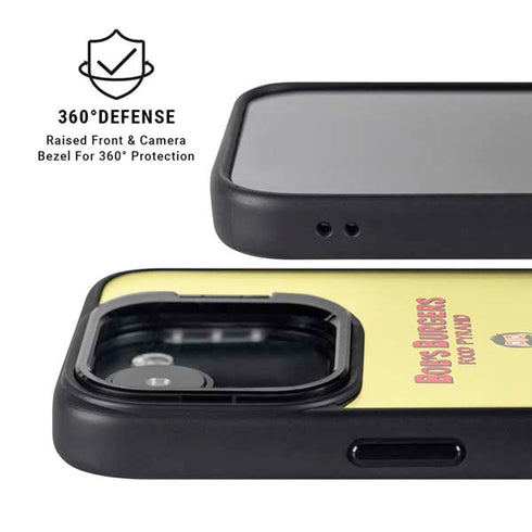 Bobs Burgers Food Pyramid iPhone 16e Kickstand Case