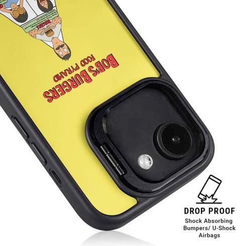 Bobs Burgers Food Pyramid iPhone 16e Kickstand Case