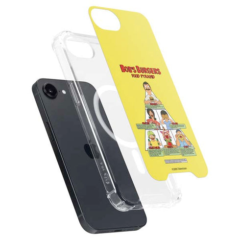 Bobs Burgers Food Pyramid iPhone 16e MagSafe Case