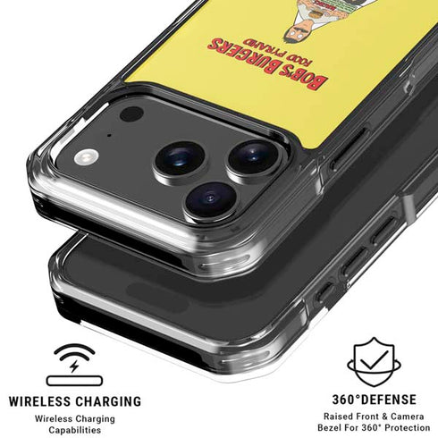 Bobs Burgers Food Pyramid iPhone 18 Pro Clear Case