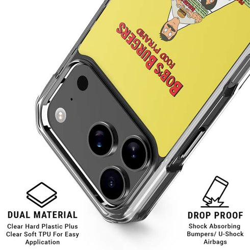 Bobs Burgers Food Pyramid iPhone 18 Pro Clear Case