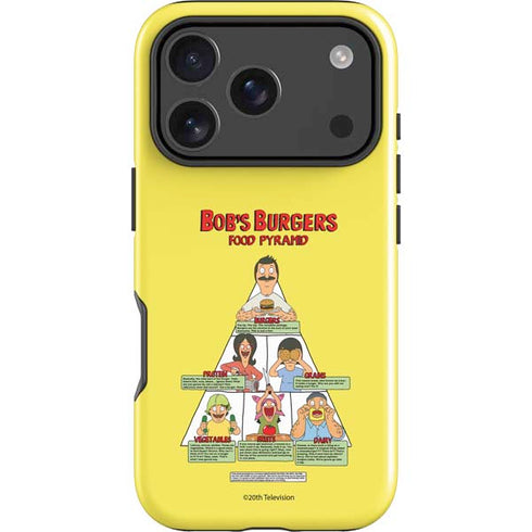 Bobs Burgers Food Pyramid iPhone 18 Pro Impact Case