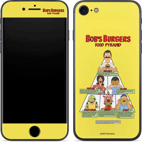 Bobs Burgers Food Pyramid iPhone 8 Skin