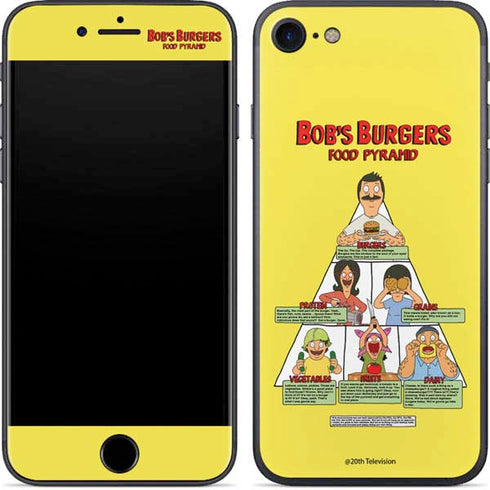 Bobs Burgers Food Pyramid iPhone SE (2nd & 3rd Gen) Skin