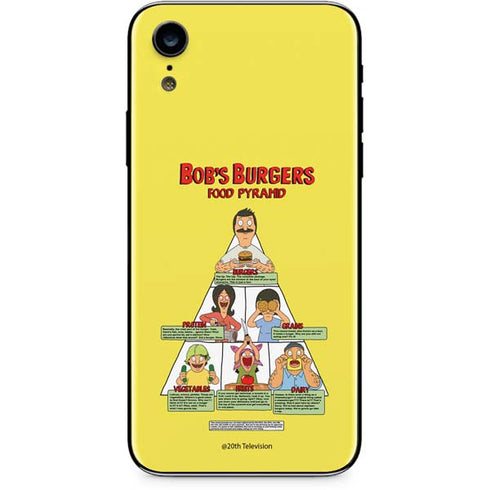Bobs Burgers Food Pyramid iPhone XR Skin