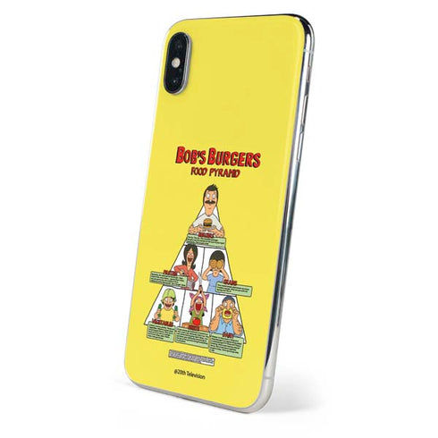 Bobs Burgers Food Pyramid iPhone XS Max Skin