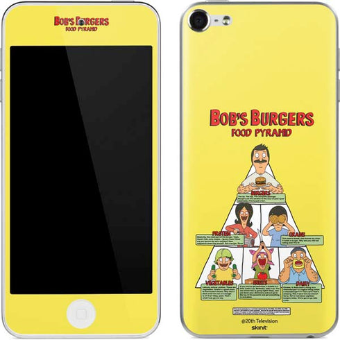 Bobs Burgers Food Pyramid Apple iPod Skin