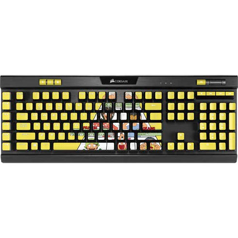 Bobs Burgers Food Pyramid K95 RGB PLATINUM Mechanical Gaming Keyboard Skin