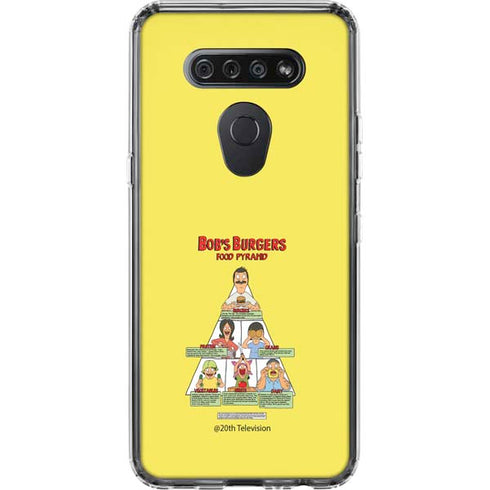 Bobs Burgers Food Pyramid LG K51/Q51 Clear Case