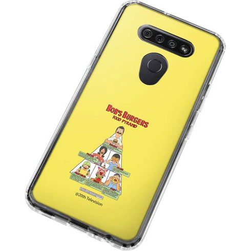 Bobs Burgers Food Pyramid LG K51/Q51 Clear Case