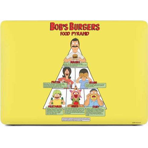 Bobs Burgers Food Pyramid Apple MacBook Air Skin