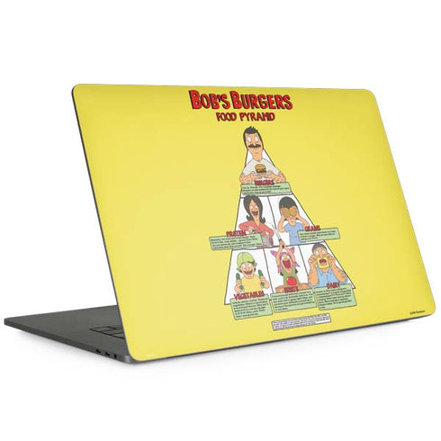 Bobs Burgers Food Pyramid MacBook Skins