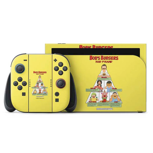 Bobs Burgers Food Pyramid Nintendo Skins