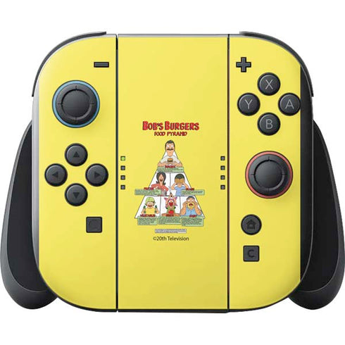 Bobs Burgers Food Pyramid Nintendo Switch 2 (2025) with Joy-Con Skin