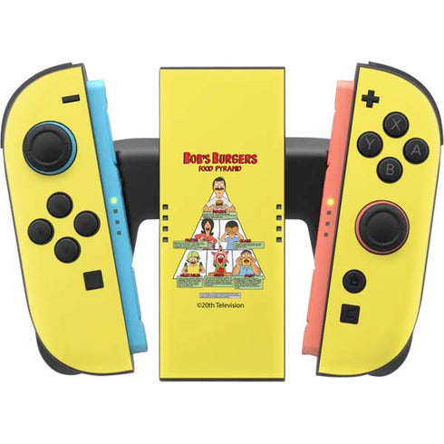 Bobs Burgers Food Pyramid Nintendo Switch 2 (2025) Joy-Con Controller Skin