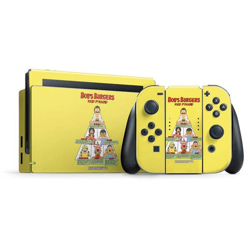 Bobs Burgers Food Pyramid Nintendo Skins