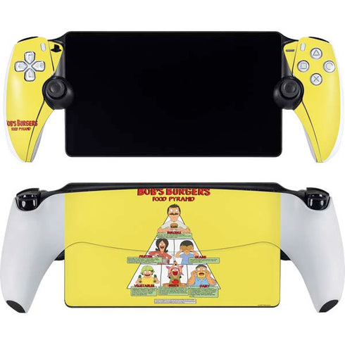 Bobs Burgers Food Pyramid PlayStation PS5 Skins