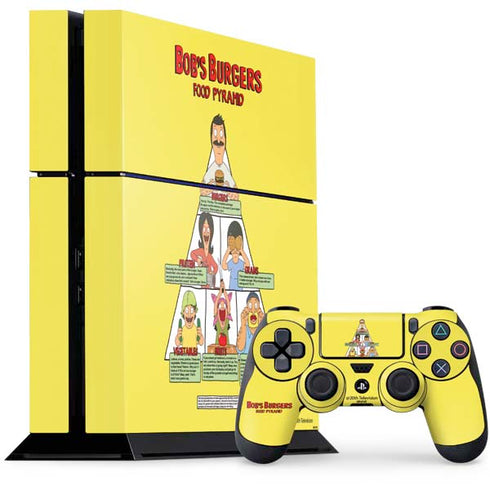 Bobs Burgers Food Pyramid PlayStation PS4 Skins