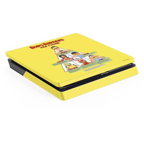 Bobs Burgers Food Pyramid PS4 Slim Skin