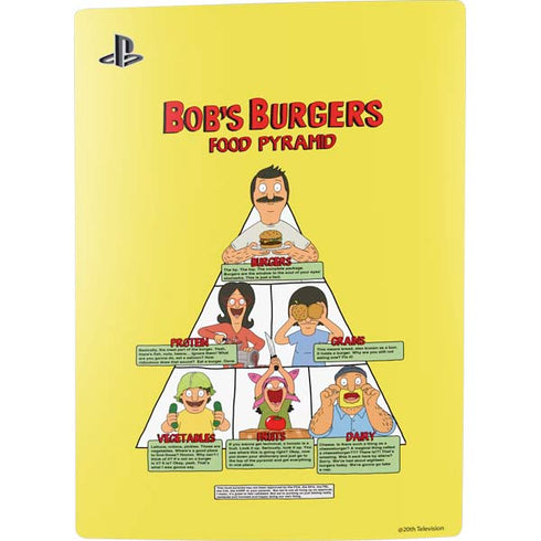 Bobs Burgers Food Pyramid PS5 Console Skin