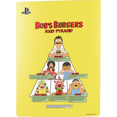 Bobs Burgers Food Pyramid PS5 Digital Edition Console Skin