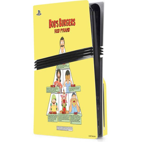 Bobs Burgers Food Pyramid PlayStation PS5 Skins