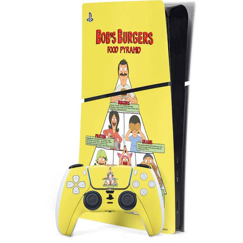 Bobs Burgers Food Pyramid PlayStation PS5 Skins