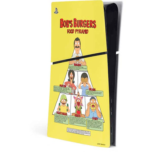 Bobs Burgers Food Pyramid PlayStation PS5 Skins