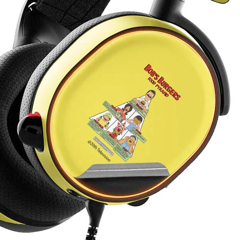 Bobs Burgers Food Pyramid SteelSeries Arctis 3 Skin